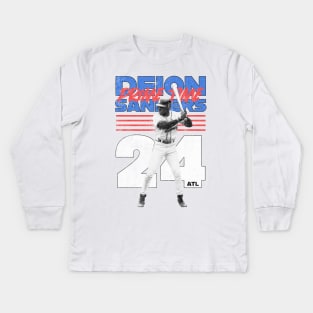 Deion Braves 01 Kids Long Sleeve T-Shirt